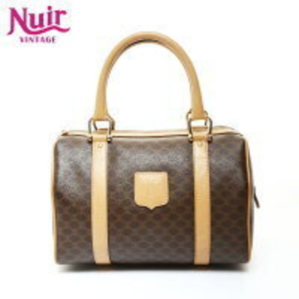 Celine Macadam Handbag Brown